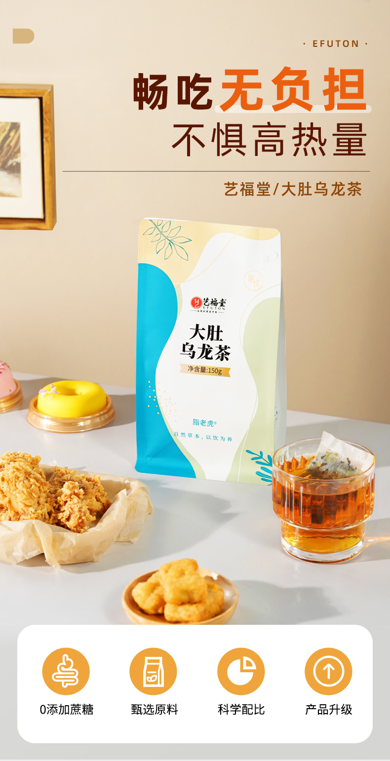 藝福堂脂老虎大肚烏龍茶150g(圖1)