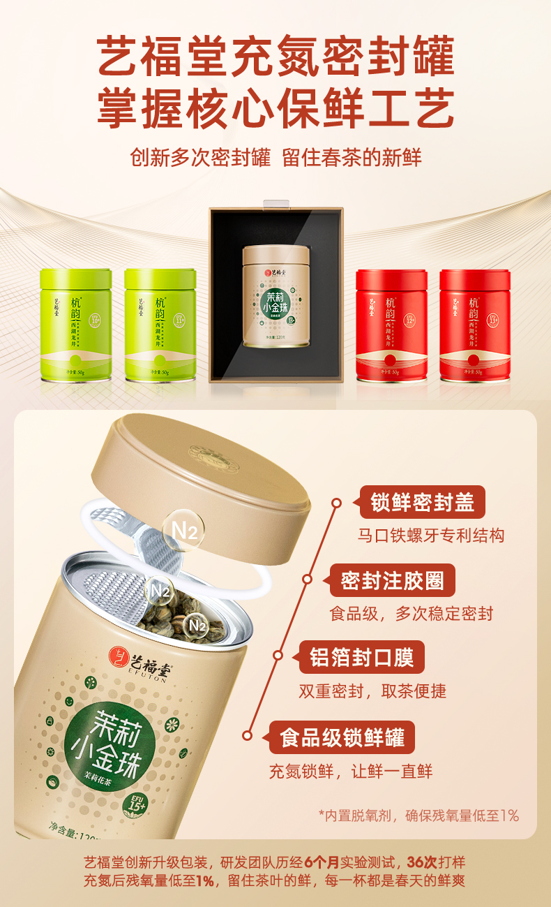 藝福堂茉莉小金珠120g(圖10)